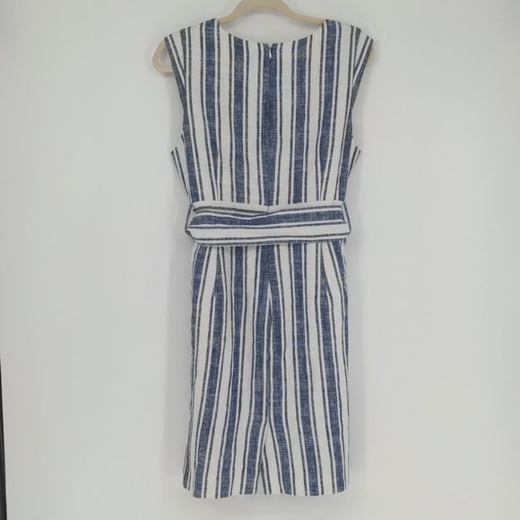J. Crew Blue and White Striped Mini Dress - Picture 11 of 15